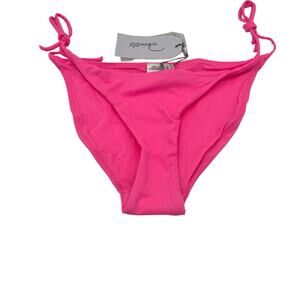Peixoto Hot Pink Tie Side Bikini Bottom Medium NWT Euro Summer Swim